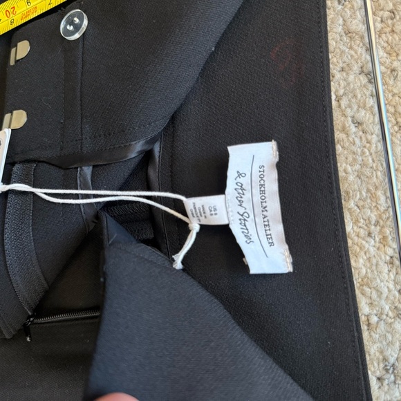 Stockholm Atelier NWT size 8  Black Mini Skirt - Picture 12 of 14